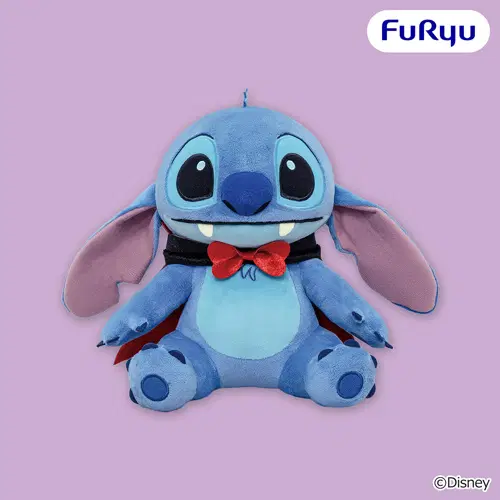 일본 내수용) 할로윈 한정 뱀파이어 스티치 인형 28cm