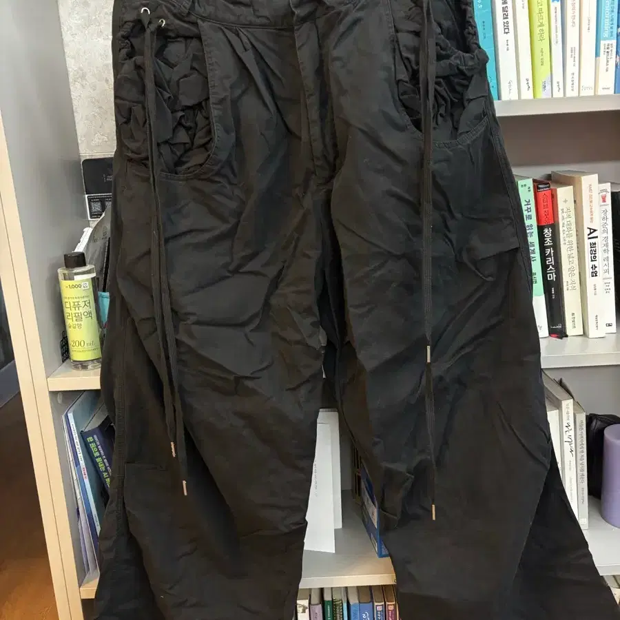 나체 nache 블랙 카고 팬츠