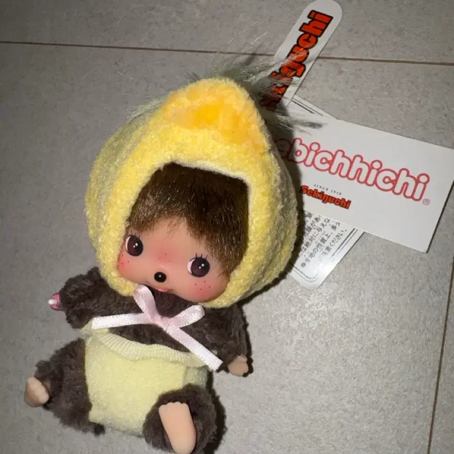 [미사용 새상품] 몬치치 베비치치 애니멀 병아리 마스코트 키링 누이