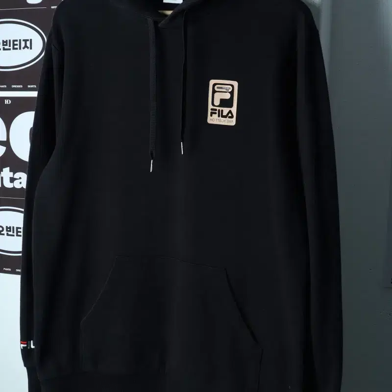 (XL-2XL) 휠라 후드티셔츠 스트리머 양아지 협업-H39739