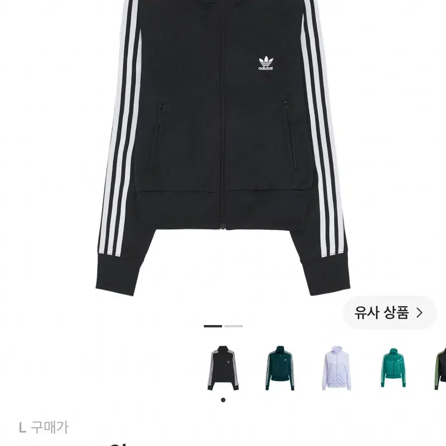 아디다스 아디컬러 클래식 파이어버드 트랙탑 블랙 l