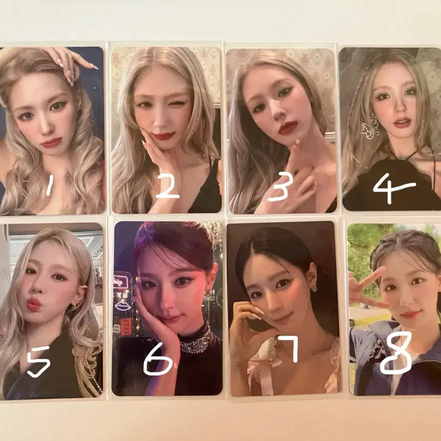 (여자)아이들 미연 포카 일괄 판매