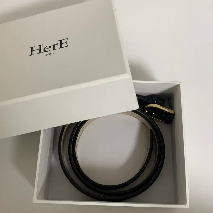 바이무드 classic Italy leather belt (검정)