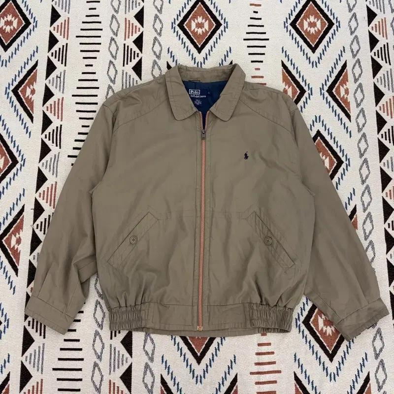 폴로 랄프로렌 90s USA 블루종 스윙톱 자켓 L P00583