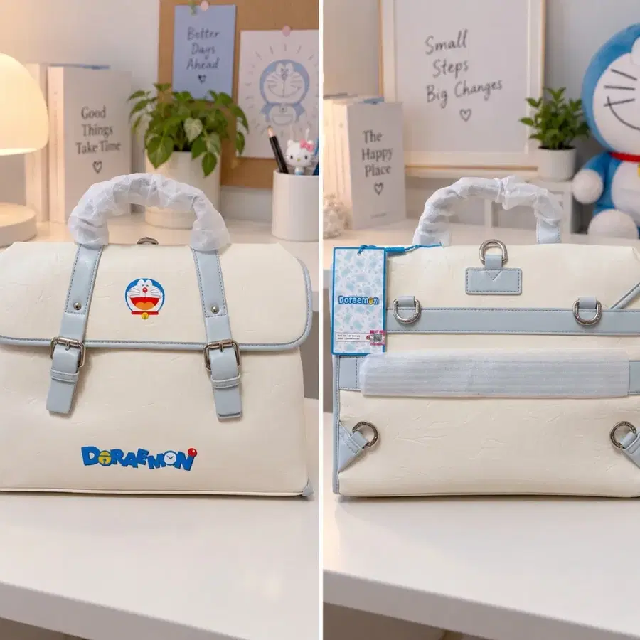 도라에몽 가방 화이트