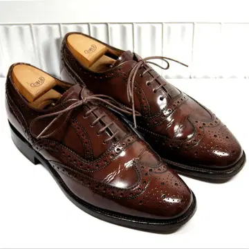 [영국제] Loake 로크 L1 풀 브로그 브라운 UK6 가죽 신발