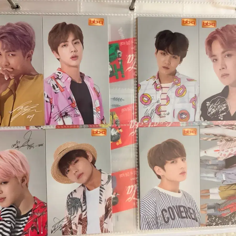 방탄소년단 bbq 비비큐 포카 일괄판매