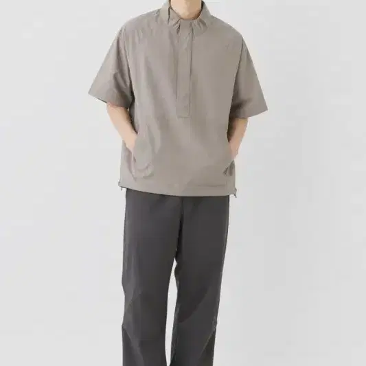 남M/라퍼지스토어 샌드 아노락 반팔 티