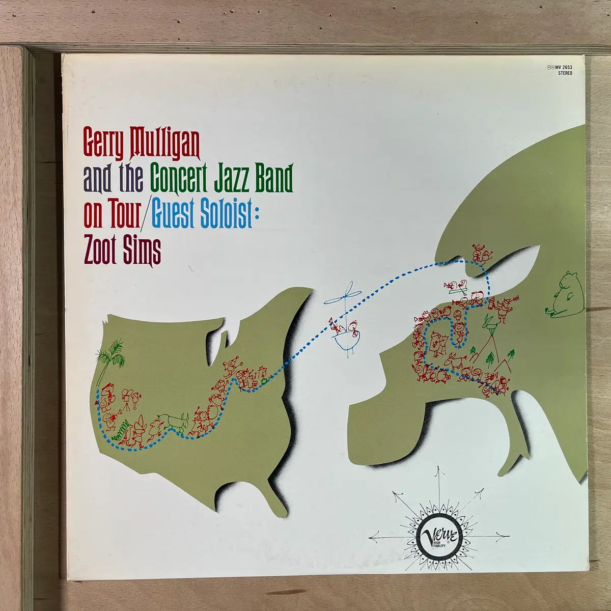 Gerry Mulligan And The Concert Jazz Band On Tour 일본 1979년 LP