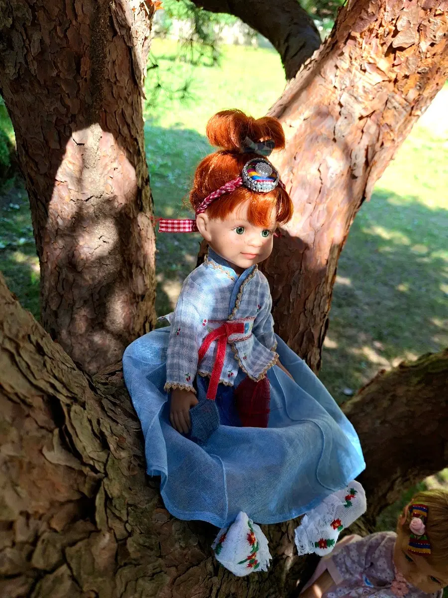 파올라레이나 인형 옷,핸드메이드 한복 세트