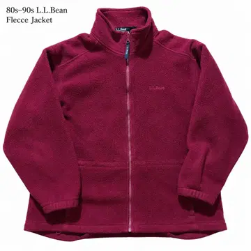 80s-90s L.L.Bean 올드 플리스 자켓 버건디