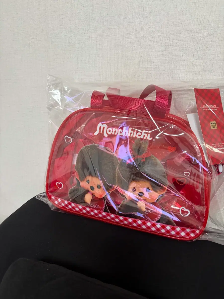 (새상품)몬치치 투명 가방