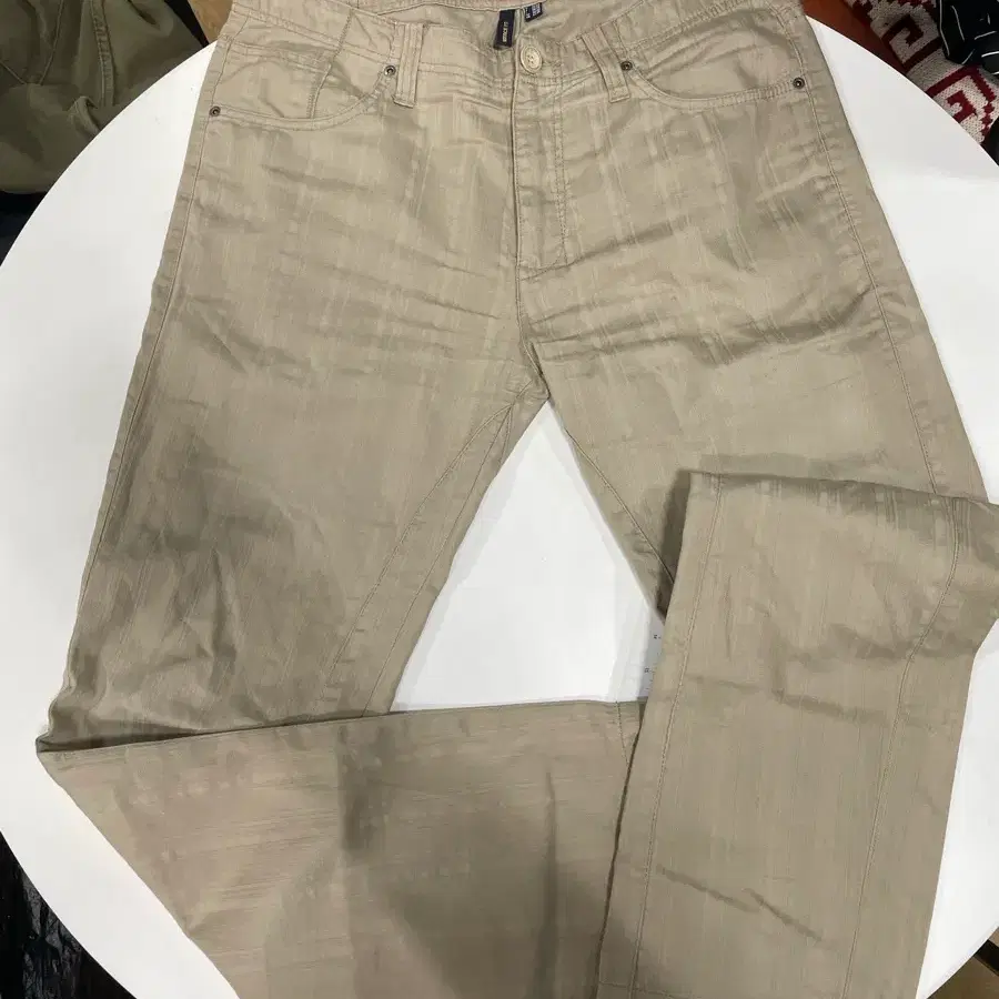 ESPRIT 은은 패턴 면바지