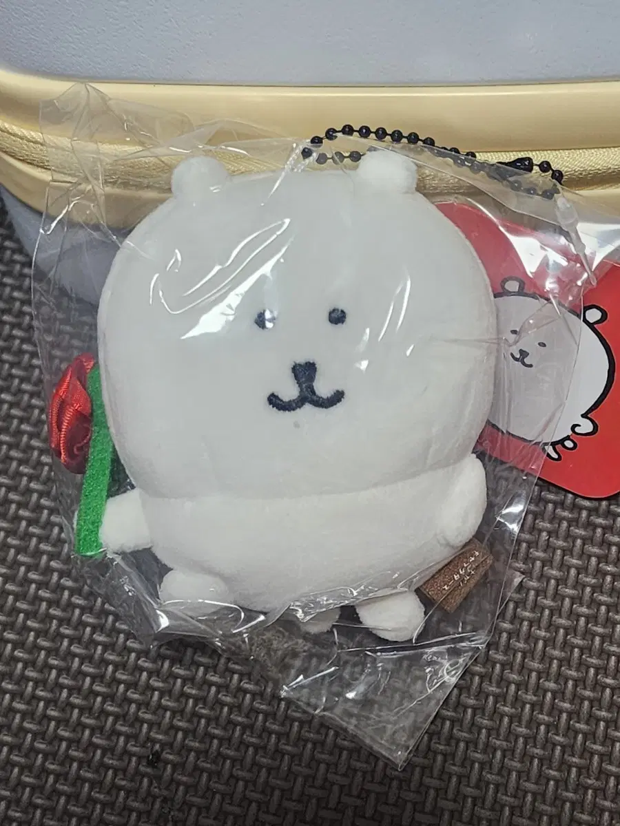 장미 농담곰 마스코트