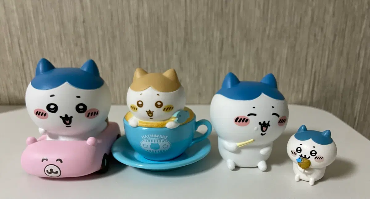 먼작귀 치이카와 하치와레 피규어 소프비 프렌즈, 라떼 피규어, 모구모구 가챠 세트