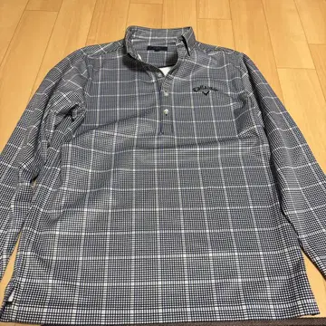 Callaway 남성용 긴팔 셔츠 하운드투스 패턴 L 사이즈