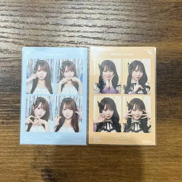 =LOVE 오타니 에미리 4컷 사진 2종 세트 보석 귀족