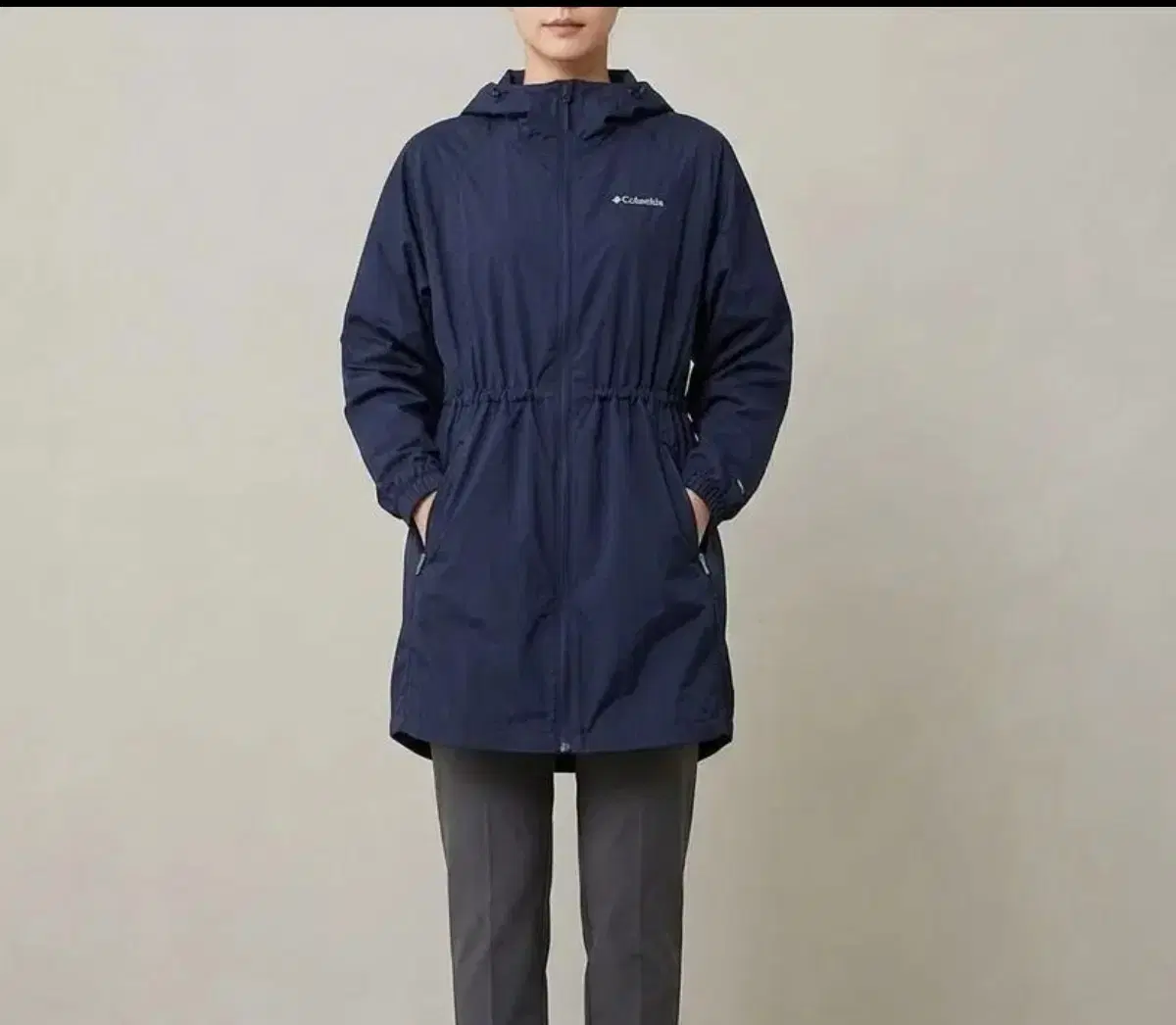 [95]컬럼비아 후드 롱 바람막이