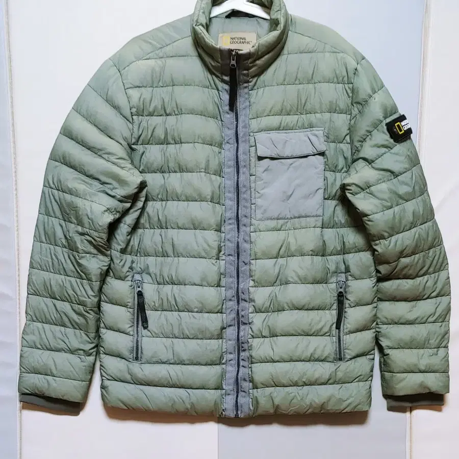 [3XL] 내셔널지오그래픽 경량 패딩점퍼 라이트카키585