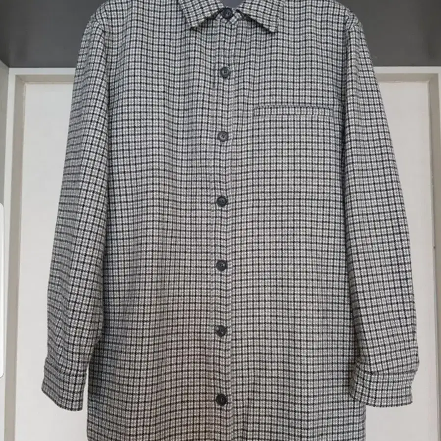 bcbg 모혼방 체크상의