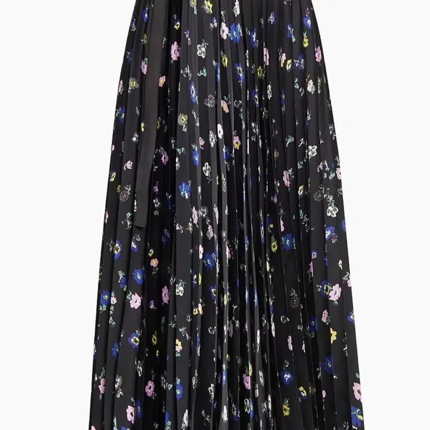 sacai 플로랄 프린트 플리츠스커트