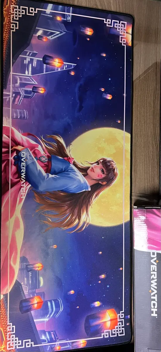 오버워치 디바 한복 장패드 눈송이 한정