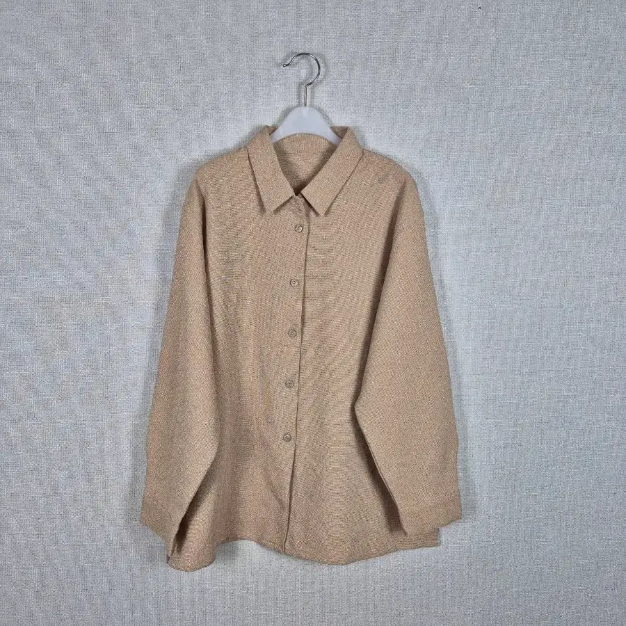 (#77,날씬88추천)베이지 카라 블라우스