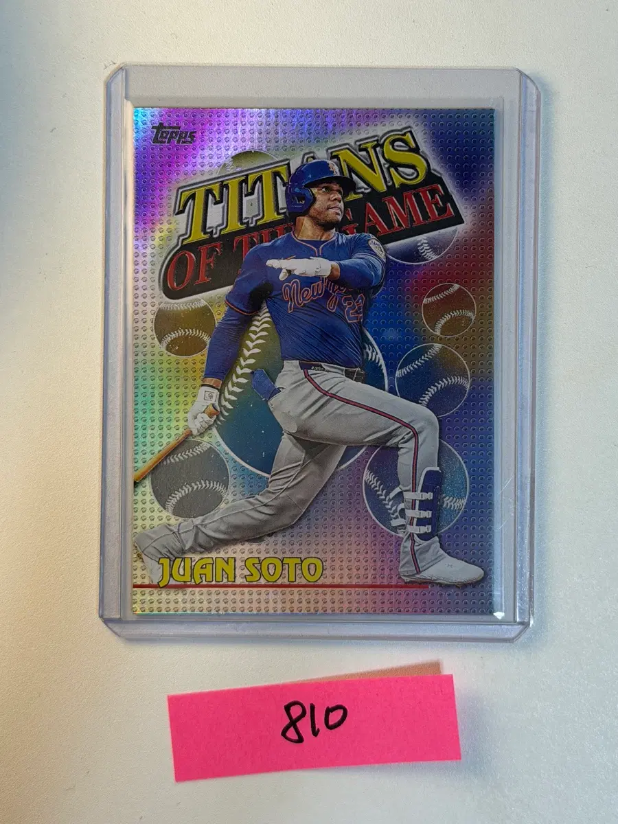 소토 Topps MLB 야구카드 메츠