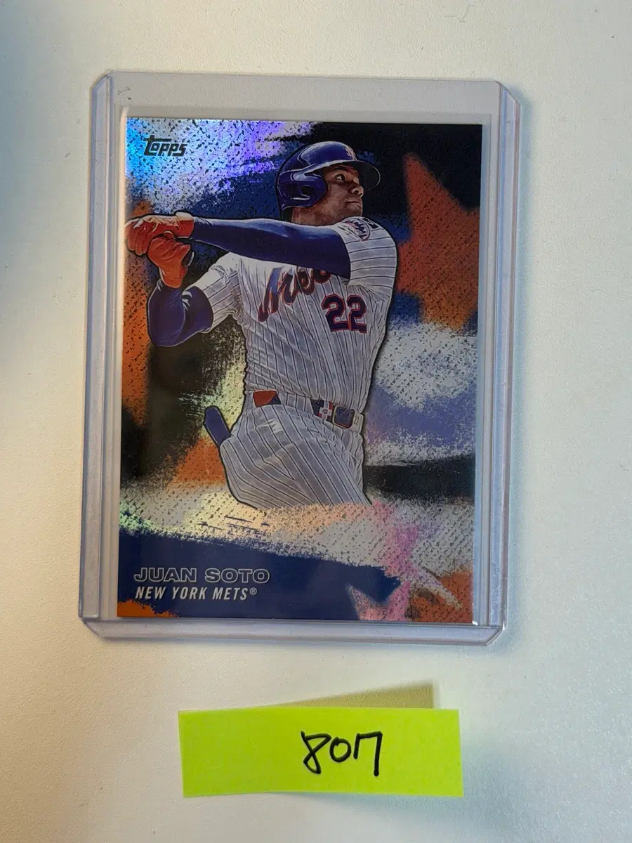 소토 Topps MLB 야구카드 메츠