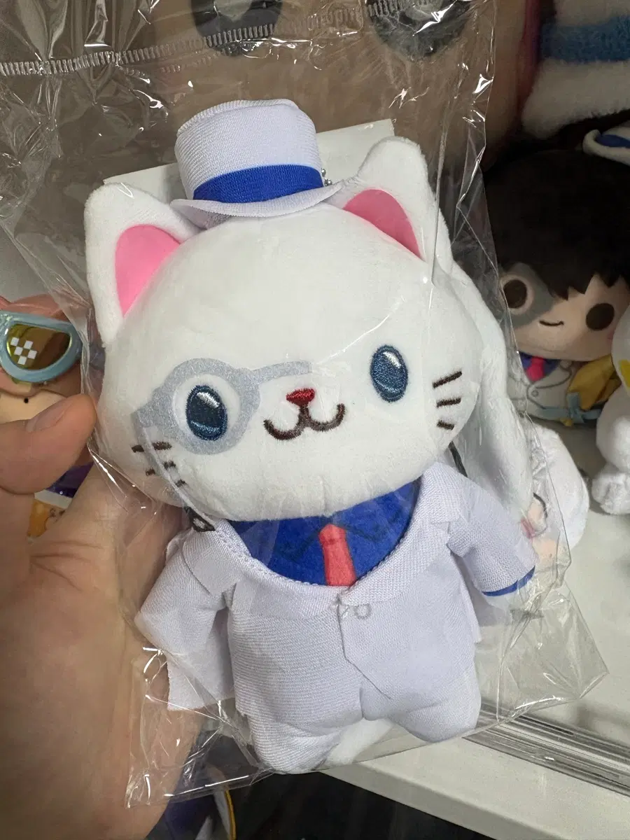 명탐정코난 괴도키드 네코 누이 인형
