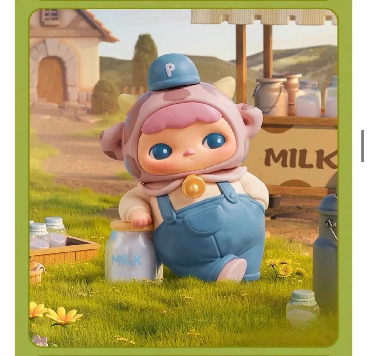 (피규어미개봉) 팝마트 푸키 요정들의 마켓 dairy farmer