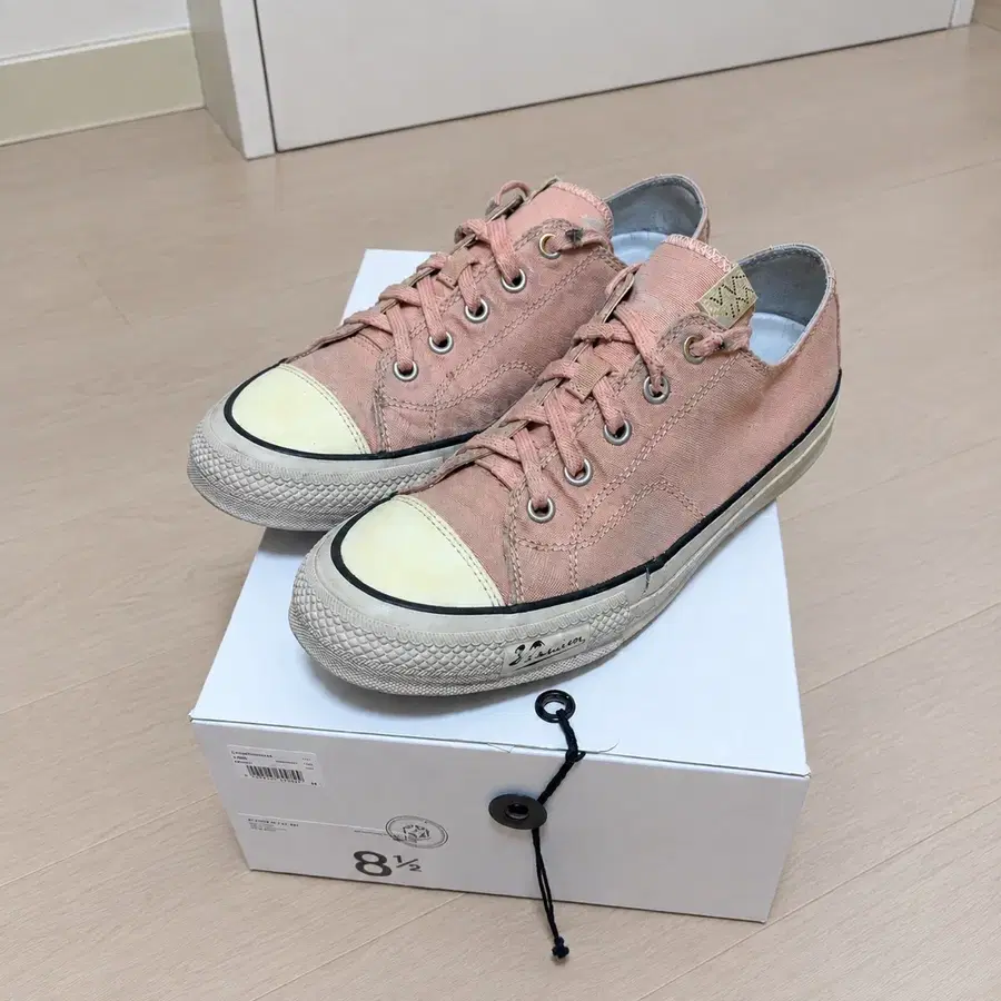 [8.5] visvim 비즈빔 스캐그웨이 로우 스니커즈 265 핑크