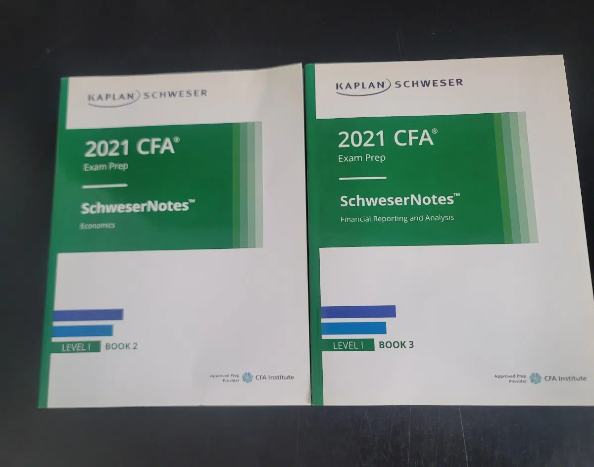 카플란 슈웨이저 2021 CFA 레벨 2권 일괄(새책)