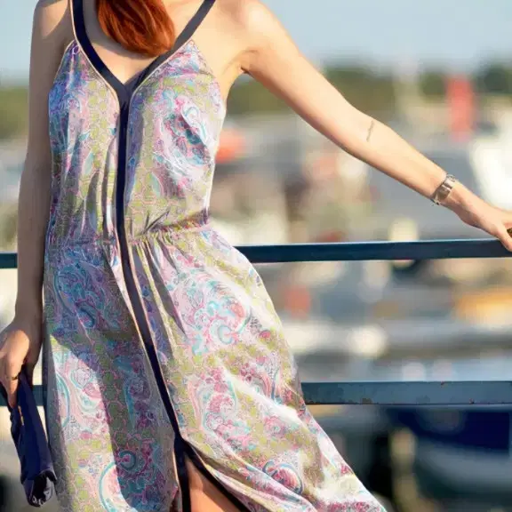 미국브랜드 Maxi Dress Juicy 나시 롱원피스