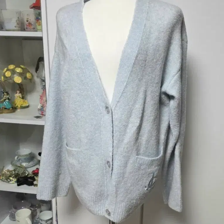 juicy couture wool 모 가디건 스웨터