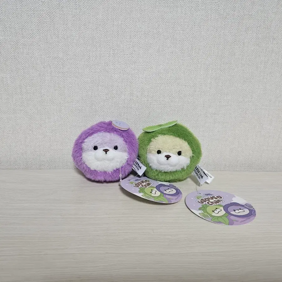 말차 우베 우소우소짱 인형 가방고리 키링 (6cm)