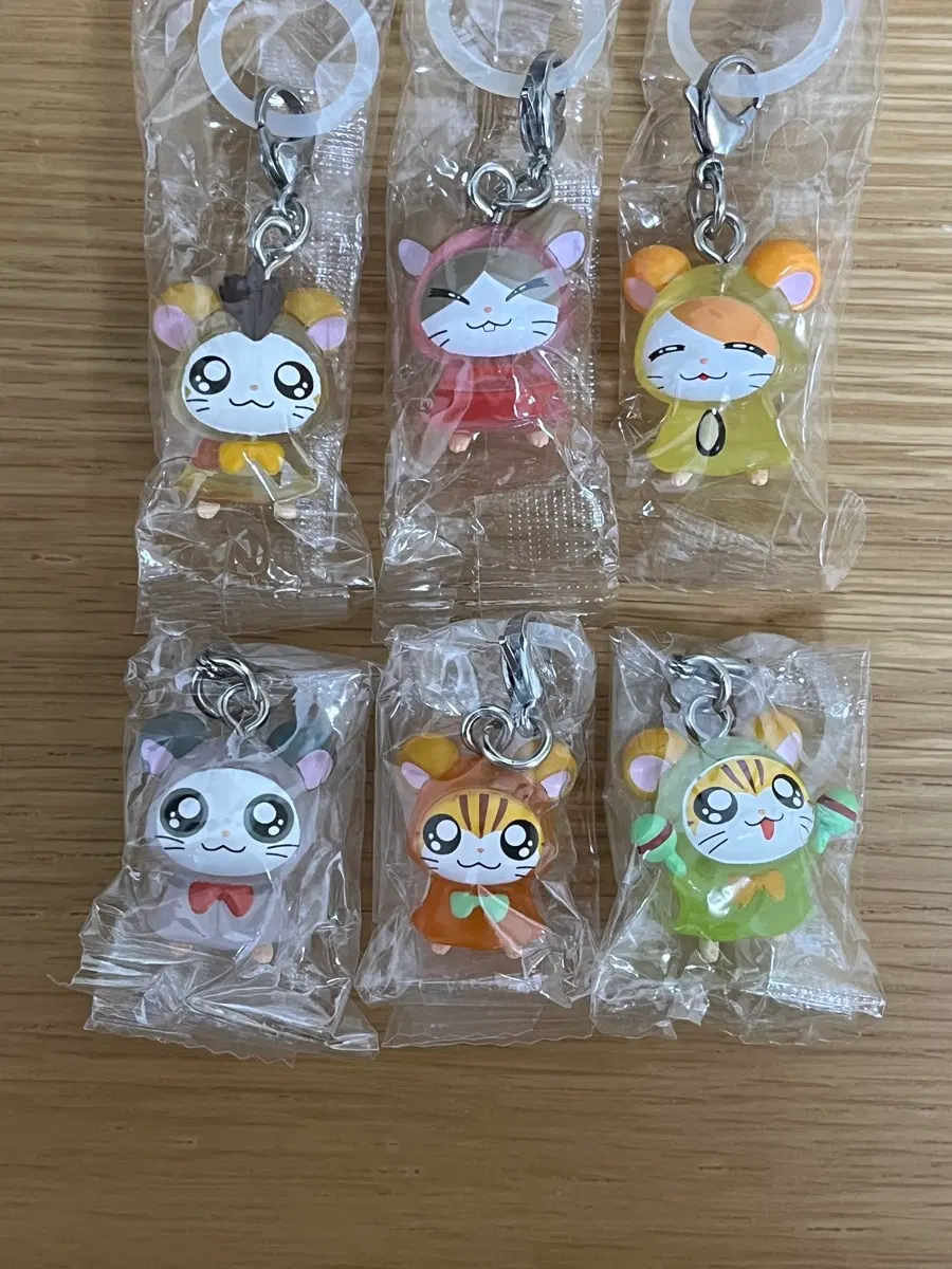 (6종세트) 햄토리 메지루시 가챠 2탄 3탄