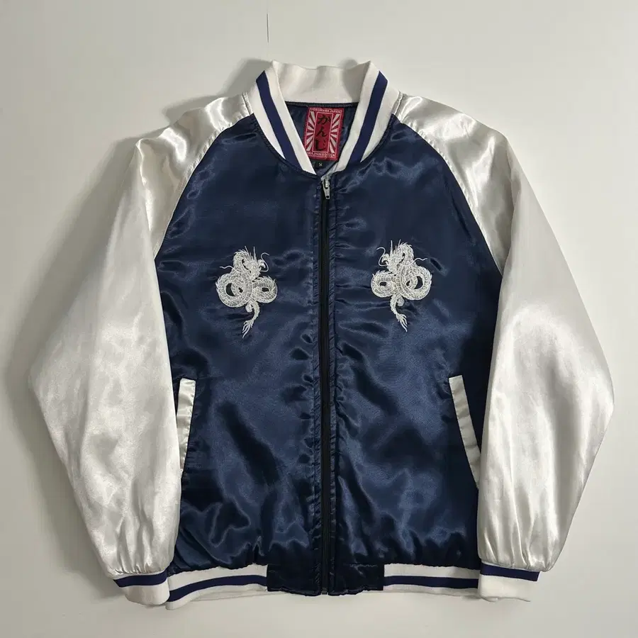 Japan vintage 스카쟌 블루종 자켓 L