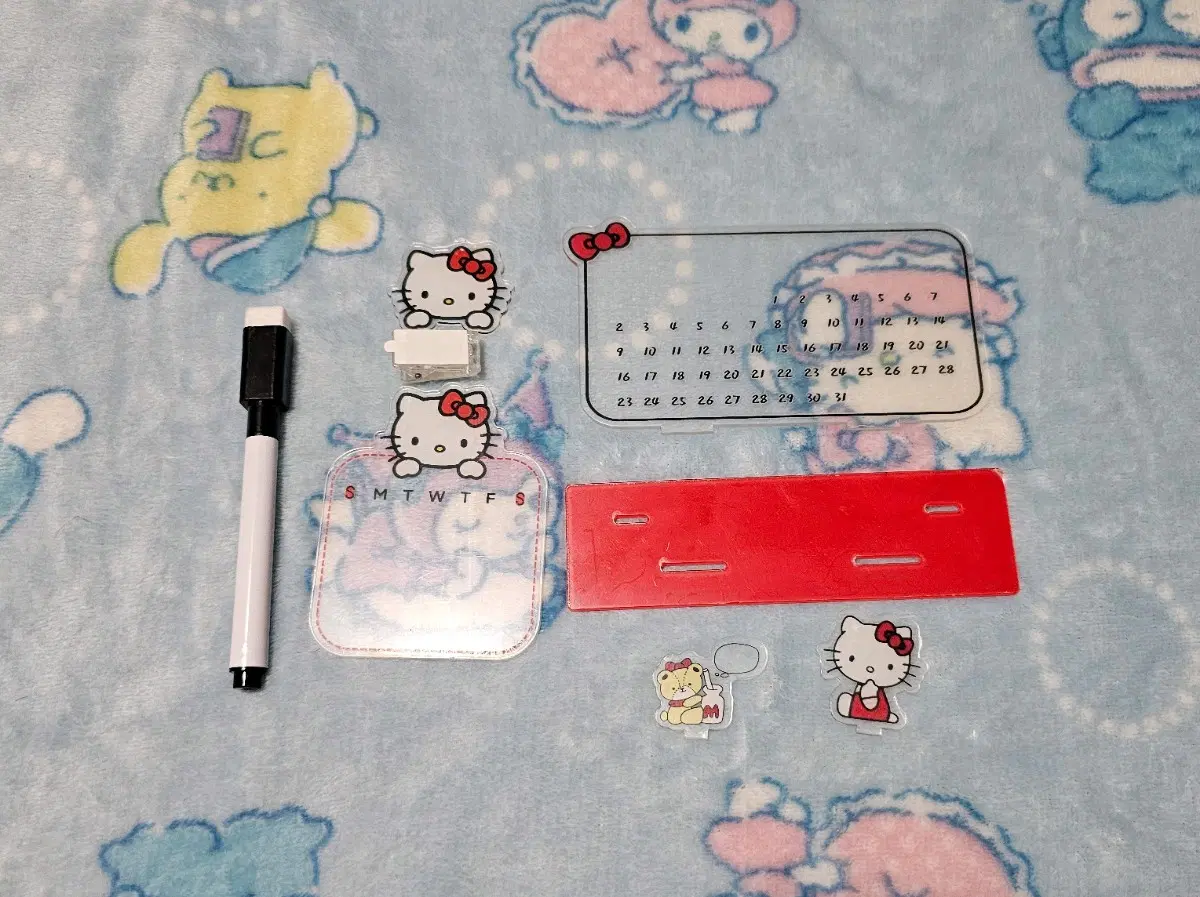 키티 아크릴 만년달력:)