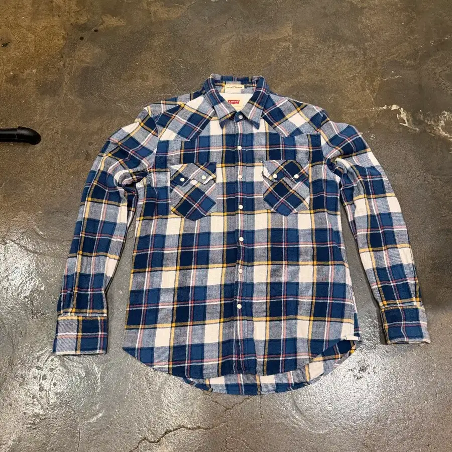 Levis White Tab 화이트탭 체크셔츠 M