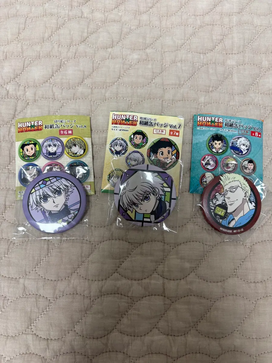 일괄 ) 헌터헌터 키르아 조르딕 캔뱃지 점프샵