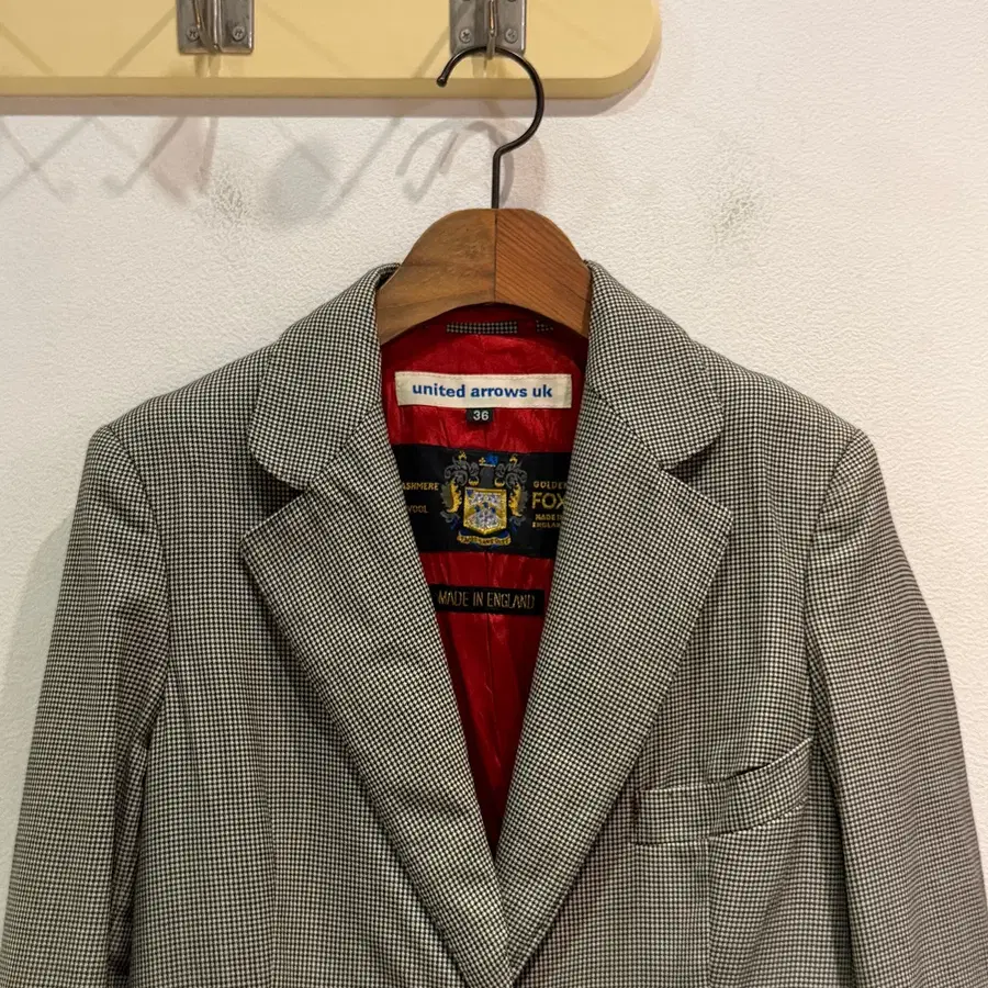 United Arrows UK Golden Fox Tweed Jkt(Made in England)