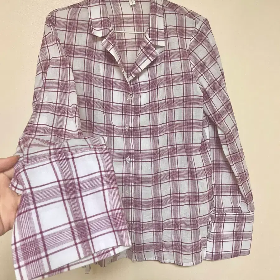 레드 체크 셔츠