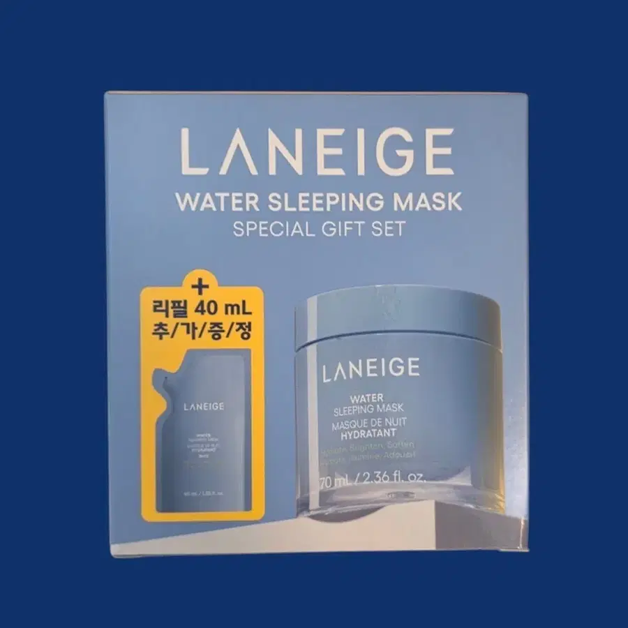 2903 라네즈 워터 슬리핑 마스크 70ml 리필 40ml 미개봉 새상품