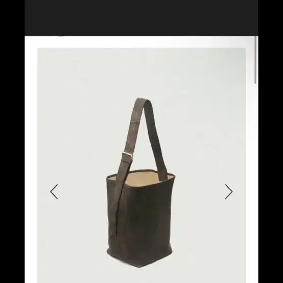 더바넷 누벅 토트백 브라운 the barnet bucket nubuck tote bag