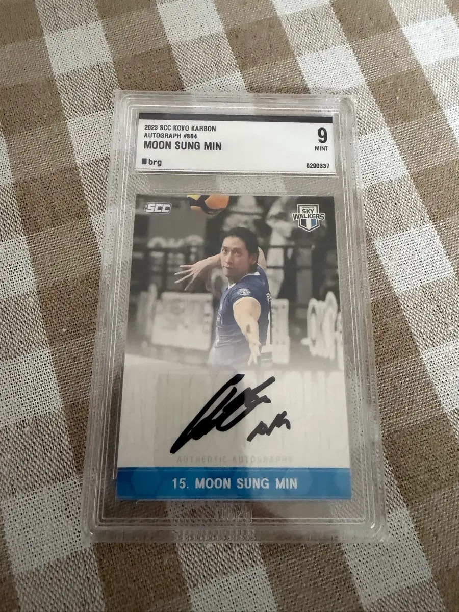 2023 SCC KOVO KARBON 문성민 선수 사인 카드 9/MINT