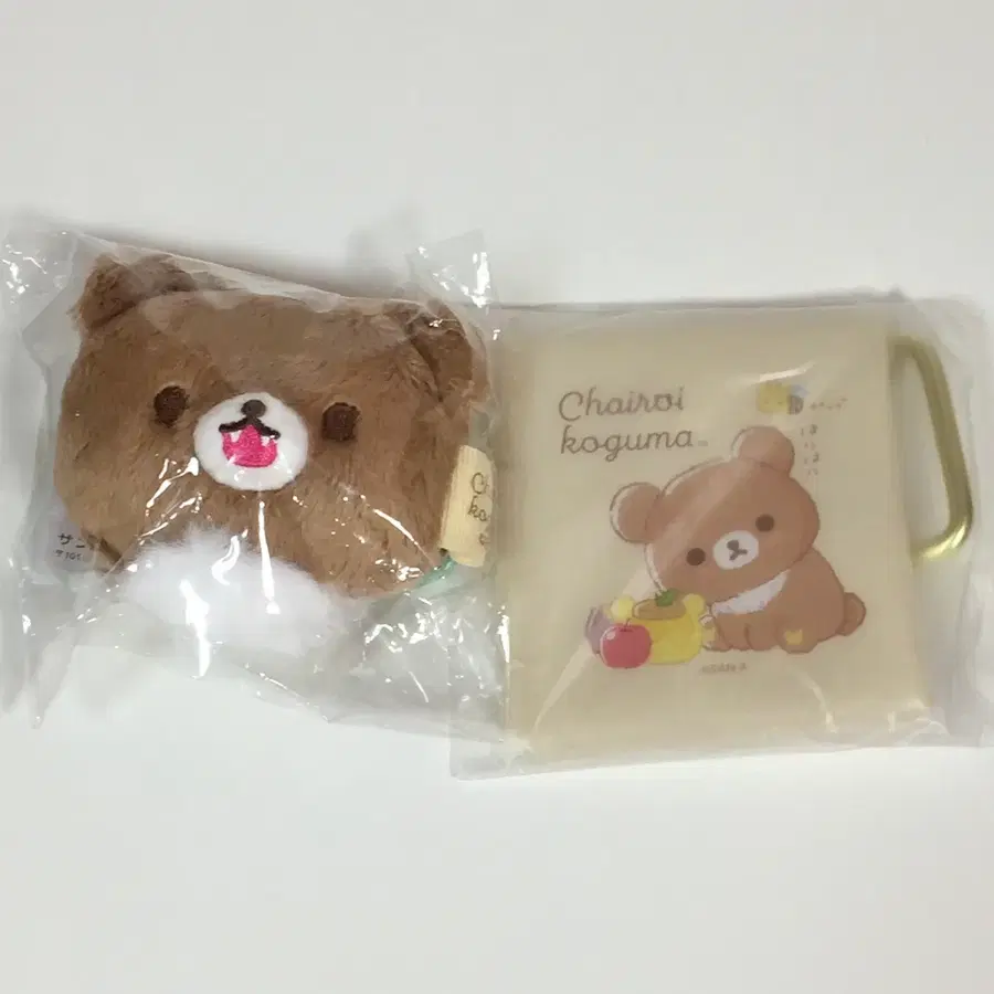 일괄) 코구마 마르쉐 팝업 얼굴 인형 카라비너 키링 미니 파우치 리락쿠마