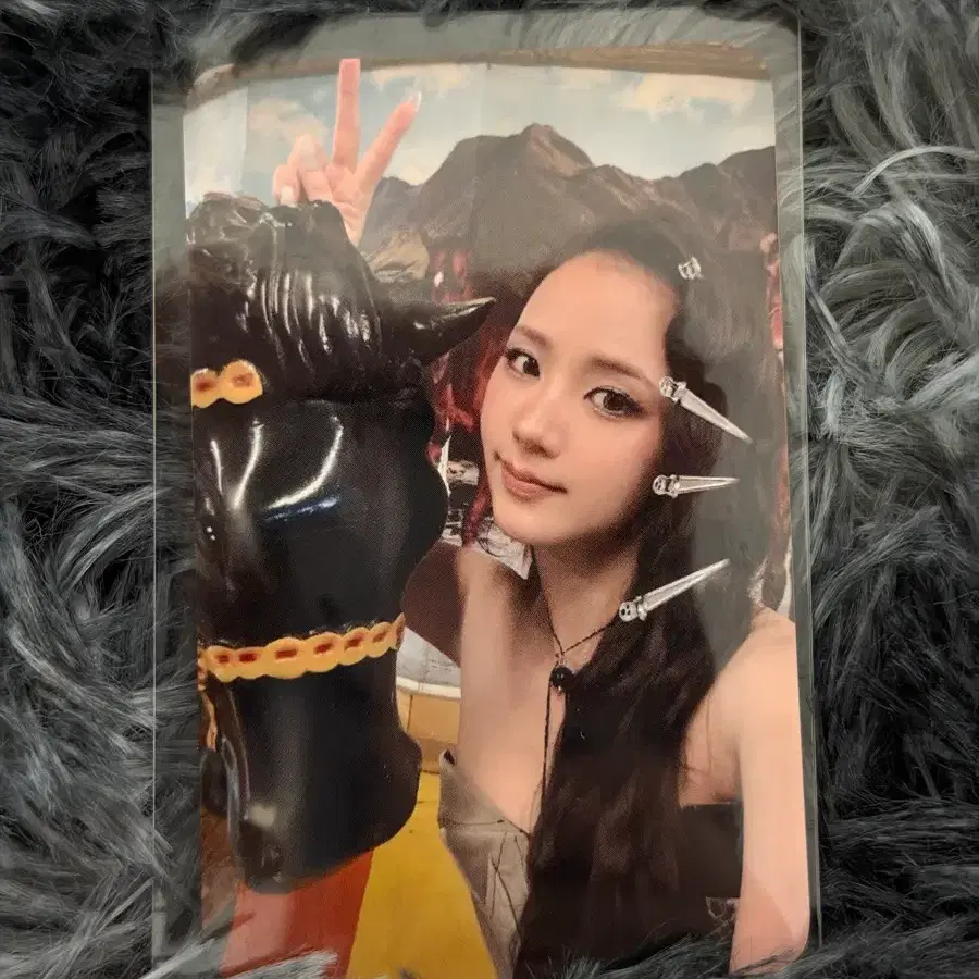 블랙핑크 지수 클릭 팝업 특전 포토카드 blackpink jisoo