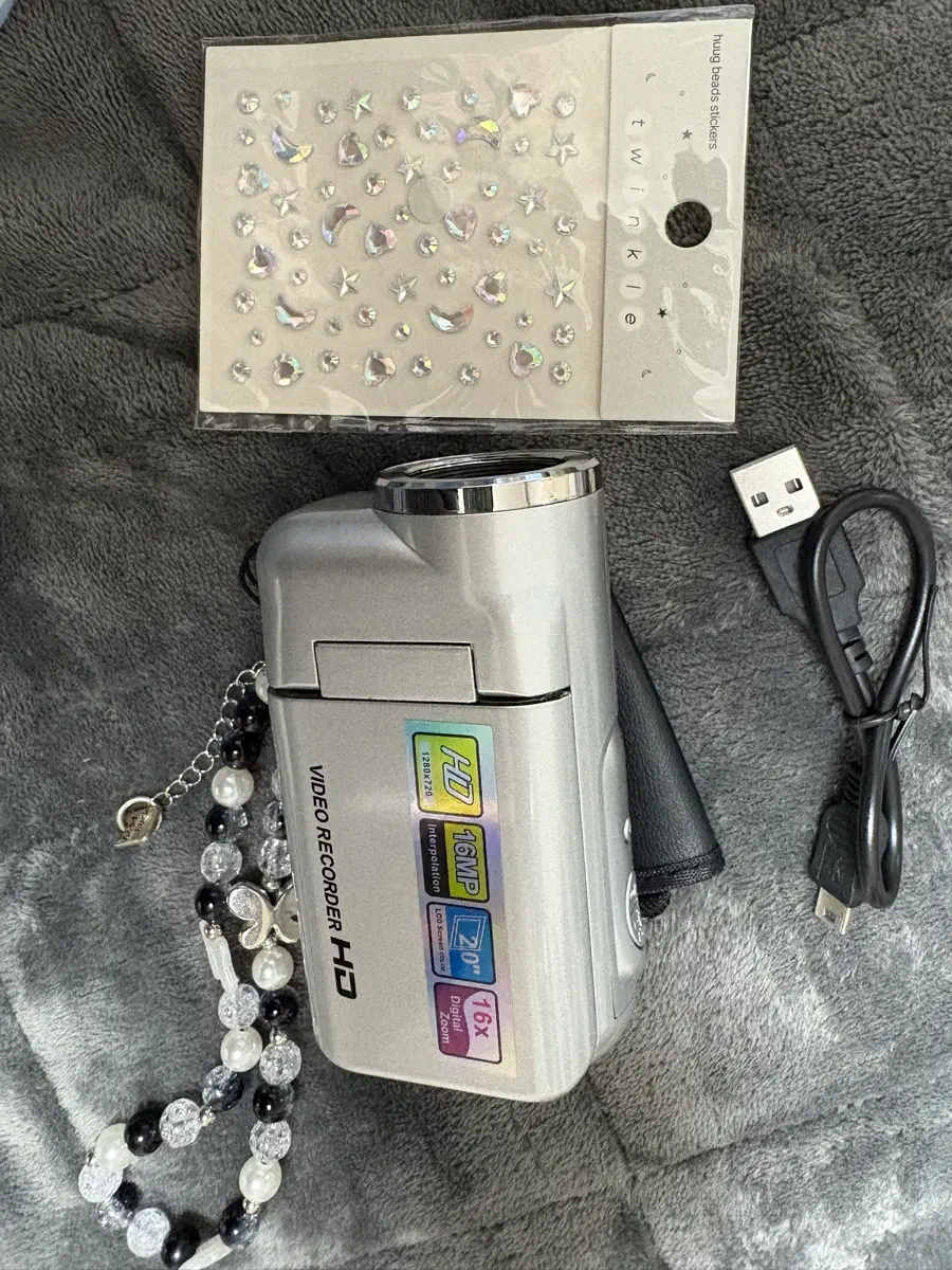 휴그 y2k 캠코더 토이 카메라