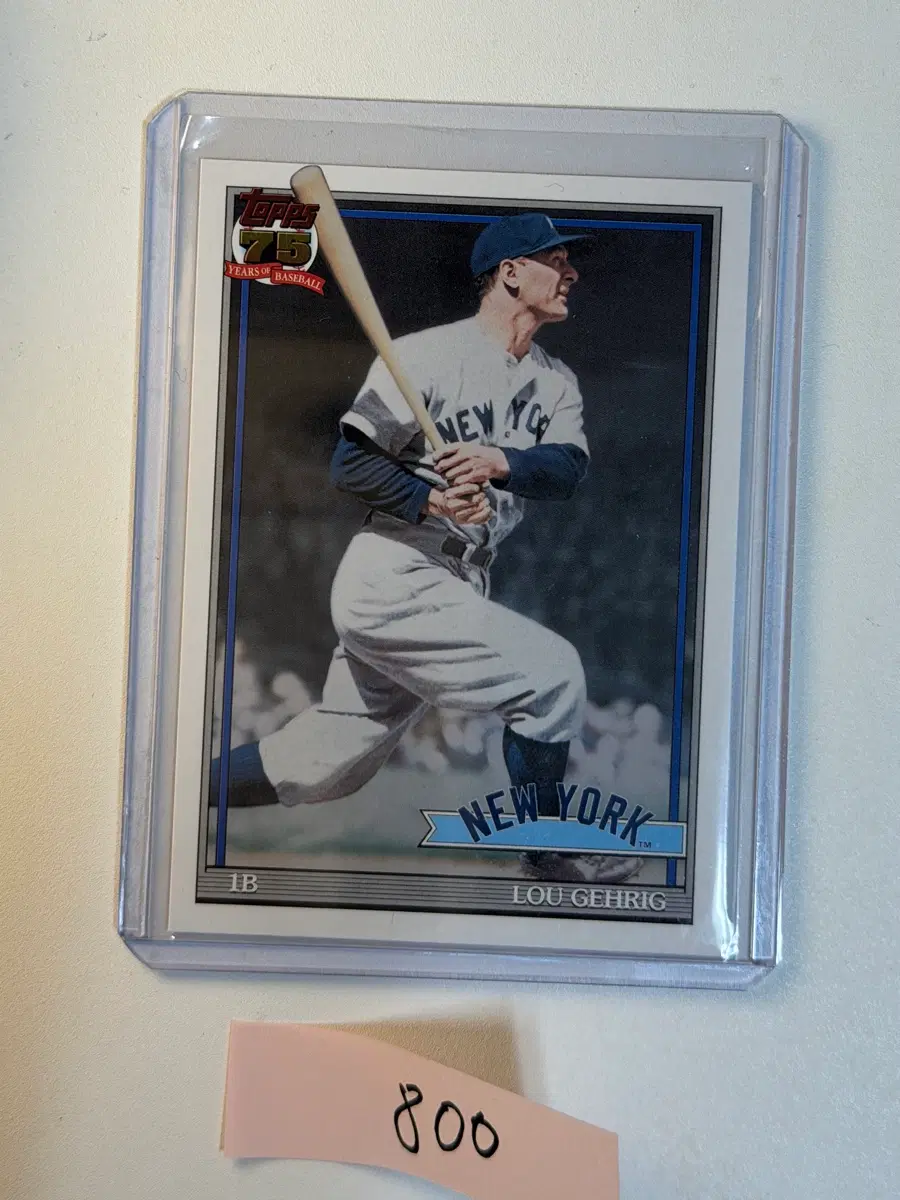루 게릭 Topps MLB 야구카드 양키스